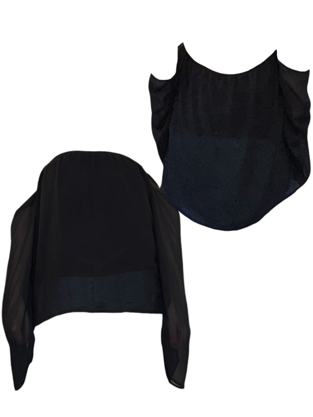 Black Off-Shoulder Top